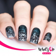 Whats Up Nails 美甲印花板 B032 Floral Swirls