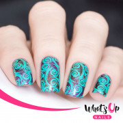 Whats Up Nails 美甲印花板 B046 Petal to the Metal