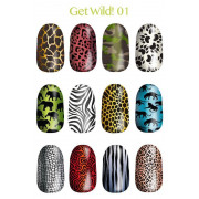 Lina Nail Art Supplies 印花版 - Get Wild 01
