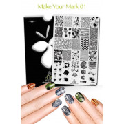 Lina Nail Art Supplies 印花版 - Make Your Mark 01