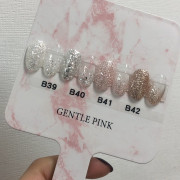GENTLE PINK 閃粉 Gel 甲油 B41 Rose Pink