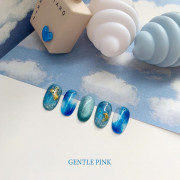 GENTLE PINK 啫喱 Gel 甲油 SQ11 Turkey Blue